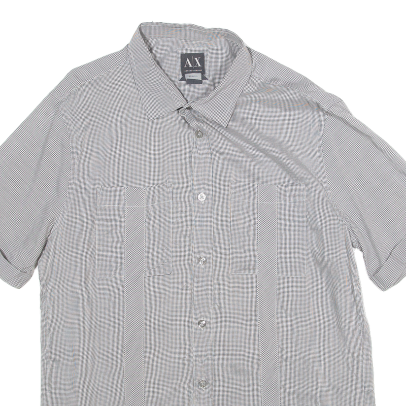 ARMANI EXCHANGE Slim Fit Mens Shirt Black L