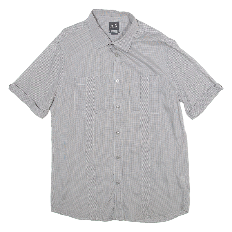 ARMANI EXCHANGE Slim Fit Mens Shirt Black L