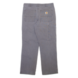CARHARTT Mens Trousers Grey Relaxed Straight W32 L28