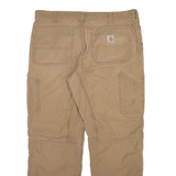 CARHARTT Mens Trousers Beige Relaxed Straight W38 L32