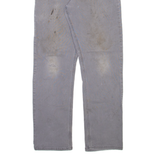 CARHARTT Mens Corduroy Trousers Grey Relaxed Straight W32 L32