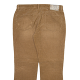 POLO RALPH LAUREN Mens Corduroy Trousers Brown Regular Straight W38 L30