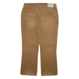 POLO RALPH LAUREN Mens Corduroy Trousers Brown Regular Straight W38 L30