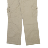 DICKIES Cargo Womens Trousers Beige Relaxed Straight W33 L29