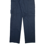 DICKIES Cargo Mens Trousers Blue Slim Straight W28 L32