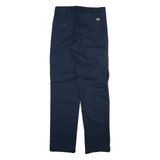 DICKIES Cargo Mens Trousers Blue Slim Straight W28 L32