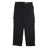 WRANGLER Cargo Mens Trousers Blue Relaxed Straight W30 L30