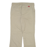DICKIES Womens Trousers Beige Slim Bootcut W31 L31