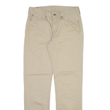 LEVI'S 514 Mens Trousers Beige Slim Straight W32 L34