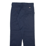 DICKIES Mens Trousers Blue Slim Straight W30 L31