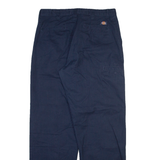 DICKIES Mens Trousers Blue Regular Straight W34 L32