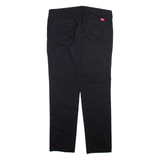 DICKIES Womens Trousers Black Slim Skinny W36 L31