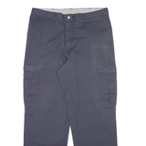 DICKIES Cargo Mens Trousers Grey Regular Straight W36 L32