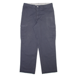DICKIES Cargo Mens Trousers Grey Regular Straight W36 L32