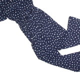 PHASE EIGHT Womens Jumpsuit Blue Spotted Wide-Leg UK 8