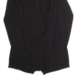 STRADIVARIUS Womens Playsuit Black Straight M