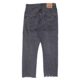 LEVI'S 501 Jeans Mens Grey Regular Straight W28 L28