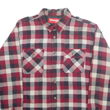 WRANGLER Mens Lumberjack Jacket Red Check L