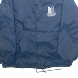 USA Mens Track Jacket Blue Nylon USA L