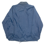 USA Mens Track Jacket Blue Nylon USA L
