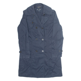 ARMANI JEANS Womens Overcoat Jacket Blue L