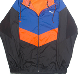 PUMA Mens Rain Jacket Black Hooded M