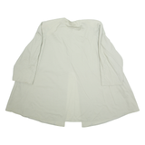 CAROLINA PEDRONI Womens Overcoat Jacket Green M