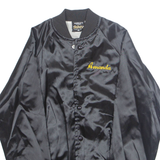 AMERICAS JACKETS Mens Varsity Jacket Black Nylon USA XS
