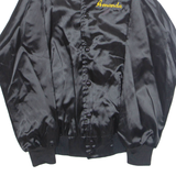 AMERICAS JACKETS Mens Varsity Jacket Black Nylon USA XS