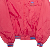 BIRDIE Mens Varsity Jacket Red Nylon USA 2XL
