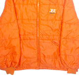 CAP N JAC Mens Puffer Jacket Orange XL