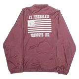 HOLLOWAY Mens Jacket Maroon USA XL