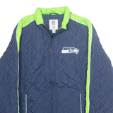 NFL Womens Quilted Jacket Blue USA L