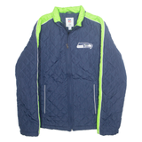 NFL Womens Quilted Jacket Blue USA L