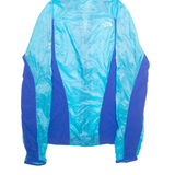 THE NORTH FACE Womens Rain Jacket Blue Nylon Hooded M