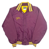 BUTWIN Mens Varsity Jacket Purple Nylon USA XL