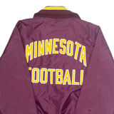 BUTWIN Mens Varsity Jacket Purple Nylon USA XL