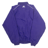 RUSSELL ATHLETIC Mens Jacket Purple Nylon M
