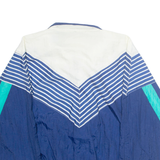 AVIAT SPORTIF Mens Shell Jacket Blue Nylon Striped L