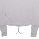 UNDER ARMOUR Cropped Womens T-Shirt Purple Long Sleeve XS