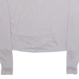 UNDER ARMOUR Cropped Womens T-Shirt Purple Long Sleeve XS