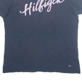 TOMMY HILFIGER Womens T-Shirt Blue XS