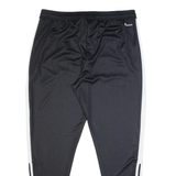 ADIDAS Mens Track Pants Black Skinny XL W34 L29