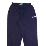 DIADORA Lined Mens Track Pants Blue Tapered M W24 L29
