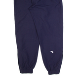 DIADORA Lined Mens Track Pants Blue Tapered M W24 L29
