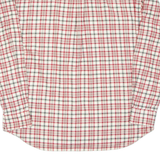 AUTHENTIC WEAR Mens Flannel Shirt Red Check Long Sleeve M