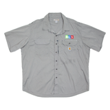 CARHARTT Bcs Mens Worker Shirt Grey 2XL
