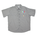 CARHARTT Mens Worker Shirt Grey 2XL