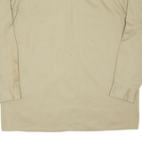 DICKIES Mens Worker Shirt Beige Long Sleeve XL