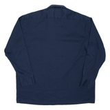 DICKIES Mens Worker Shirt Blue Long Sleeve XL